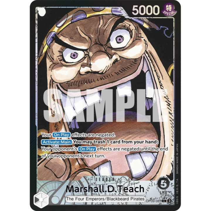 Carta Marshall D Teach OP09-081
